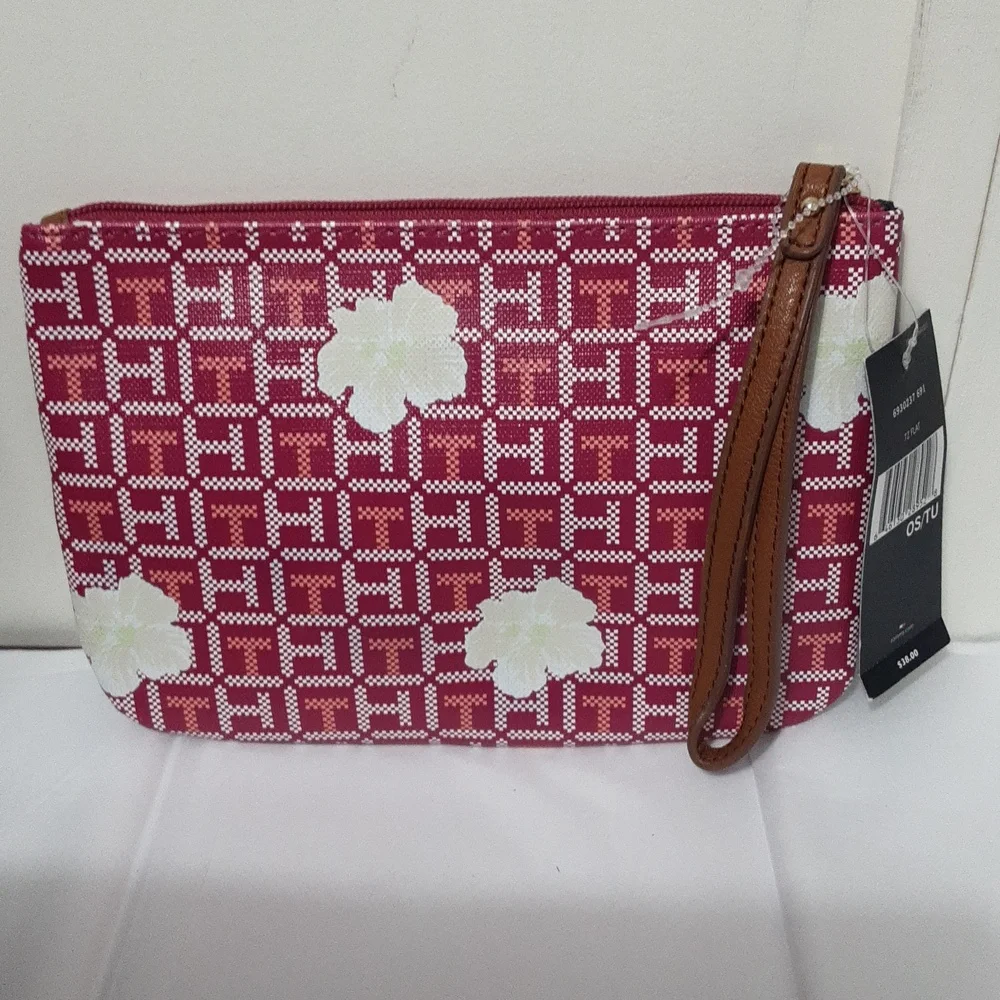 Tommy Hilfiger‎ Elegant Red Patterned Clutch